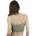 thumbnail image 2 of ToBeInStyle Women's Spaghetti Strap Lace Camisole Crop Top, 2 of 4