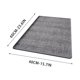 thumbnail image 3 of Alfombra absorbente para puerta interior 40x60 cm, lavable, antideslizante, para entrada, baño, sala de estar, dormitorio, ducha, cubresuelos atrapa suciedad, 3 of 7