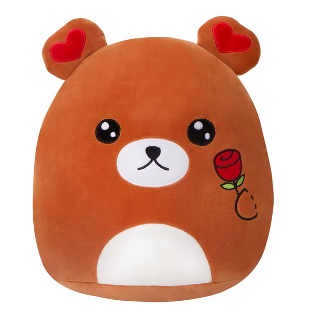 Almohada de peluche con forma de oso de peluche CozyWorld Romantic