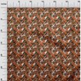 thumbnail image 3 of oneOone Polyester Spandex Orange Fabric Abstracts Quilting Supplies Print Sewing Fabric By The Yard 56 Inch Wide, 3 of 5