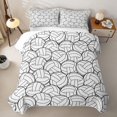 thumbnail image 2 of Homewish Volleyball Quilt Full, Sport Full Bedspread Sets for Boys and Girls, 3 Pieces, 1 Comforter and 2 Pillowcases, 2 of 7