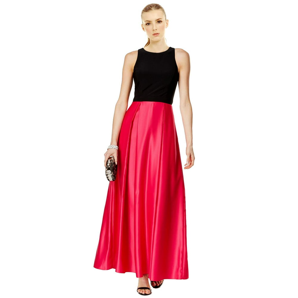 Betsy & Adam - B&A by Betsy & Adam L'Amour Colorblock Ball Evening Gown Dress - Walmart.com
