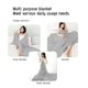 thumbnail image 4 of Ice Blankets For Hot Sleepers And Night Sweats, Ice Blanket For All-Season, Ultra-Cool Lightweight Blanket, Ice Blankets Absorbs Body Heat To Keep Cool On Warm, Hypo-Allergenic Cool Quilt, 4 of 8