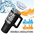 thumbnail image 5 of OBREWU You're the Man Dad Tumbler with Handle and Lid,40oz You're the Man Dad Double Wall Vacuum Insulated Tumbler,You're the Man Dad Cups Gift for Women and Men, 5 of 7