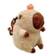 thumbnail image 5 of Mochila de peluche de carpincho Mochila de peluche de moda Mochila de viaje informal Caqui, 5 of 9