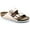 Metallic Copper Leather, variant on Women's Birkenstock Arizona Soft Footbed Leather Sandal