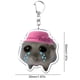 thumbnail image 2 of Divertido Meme Acrílico Divertido Colgante Llavero Sombrero Rosa Kawaii Animal Joyería Fans Regalos, 2 of 9