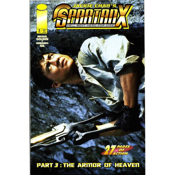 Spartan X: Hell-Bent-Hero-For-Hire (Jackie Chan's ) #3A VF ; Image Comic Book