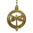 thumbnail image 5 of Royal Designs 24 Inch Adjustable Ceiling Fan Pull Chain Extension with Hovering Dragonfly Ornament, Polished Brass, Set of 2, 5 of 8