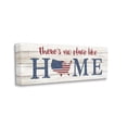 thumbnail image 3 of Stupell Industries Patriotic There's No Place Like Home Phrase Americana, 40 x 17, Design by Natalie Carpentieri, 3 of 7
