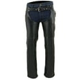 thumbnail image 5 of Milwaukee Leather Chaps for Men's Black Premium Leather - Classic Jean Style Pockets Motorcycle Chap - SH1101TALL XS-Tall, 5 of 6