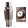 thumbnail image 3 of 2Pcs 2.5Inch Spun Universal Catalytic Converter High Flow Stainless Steel 425250 Exhaust Catalytic Converter, 3 of 5