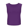 thumbnail image 3 of FAIWAD Workout Tops for Women Crewneck Sleeveless Summer Athletic Yoga Crop Tank Tops Loose Gym Oversize Tees, 3 of 9