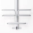 thumbnail image 5 of OXO Good Grips 2 Tier Aluminum Non Slip Shower Caddy Storage Organizer, 5 of 6