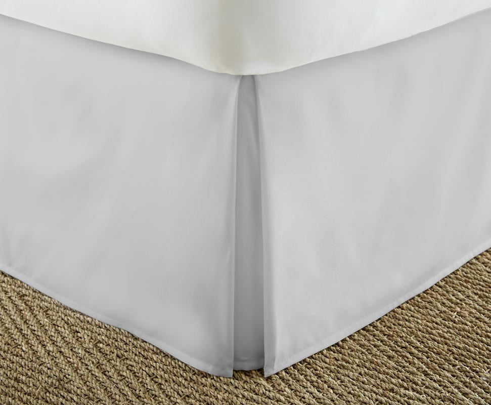 Merit Linens Premium Pleated Bed Skirt Dust Ruffle - Walmart.com