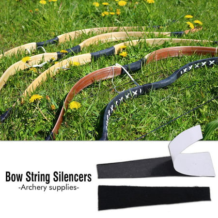Anauto Archery Accessory, String Dampener,2pcs Archery Recurve Bow String Silencer Hair Dampener Accessory for (Best String Silencers For Recurve Bow)
