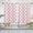 Pink, variant on Black and White Checkered Kitchen Curtains, Rustic Farmhouse Kitchen Curtain, Checkerboard Vintage Small Kitchen Curtains Sets for Cafe Window Treatment Drapes 2 Panels (Each 27.5x39 Inch)
