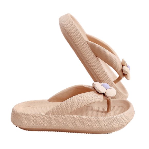 Amzcrzy Zapatos de mujer,Zapatos de mujer,Zapatillas de mujer, Chanclas para parejas para exteriores, con clip en la punta, de EVA, informales, planas, con suela blanda, para baño en interiores Sanda