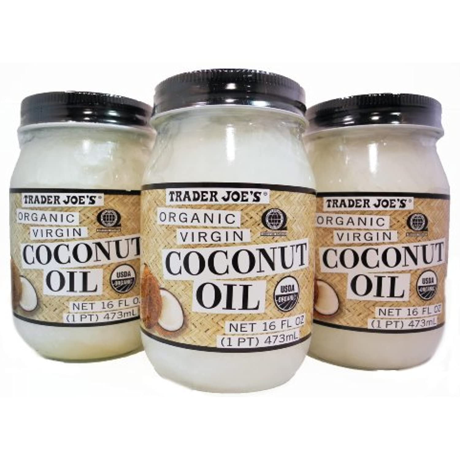 TJ Coconut Oil (3 Jars)
