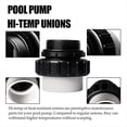 thumbnail image 3 of Uniones de Alta Temperatura de 2 Pulgadas MIP X 2 Pulgadas para de Piscina Whisperflo e Intelliflo 21063-200-000 Uniones de Alta Temperatura para de Piscina, 3 of 5