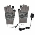 thumbnail image 2 of Winter Gloves for Men Women Winter Gloves Heated And Warm Gloves All Finger Adjustable Temperature Heating Gloves Removable And Washable Christmas Gift, 2 of 3