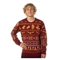 thumbnail image 5 of Harry Potter Men's Hogwarts House Quidditch Golden Snitch Ugly Sweater Long Sleeve Knit Pullover Christmas Sweater, 5 of 6