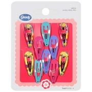 10pk Goody Kids Asst Flower Snapclips