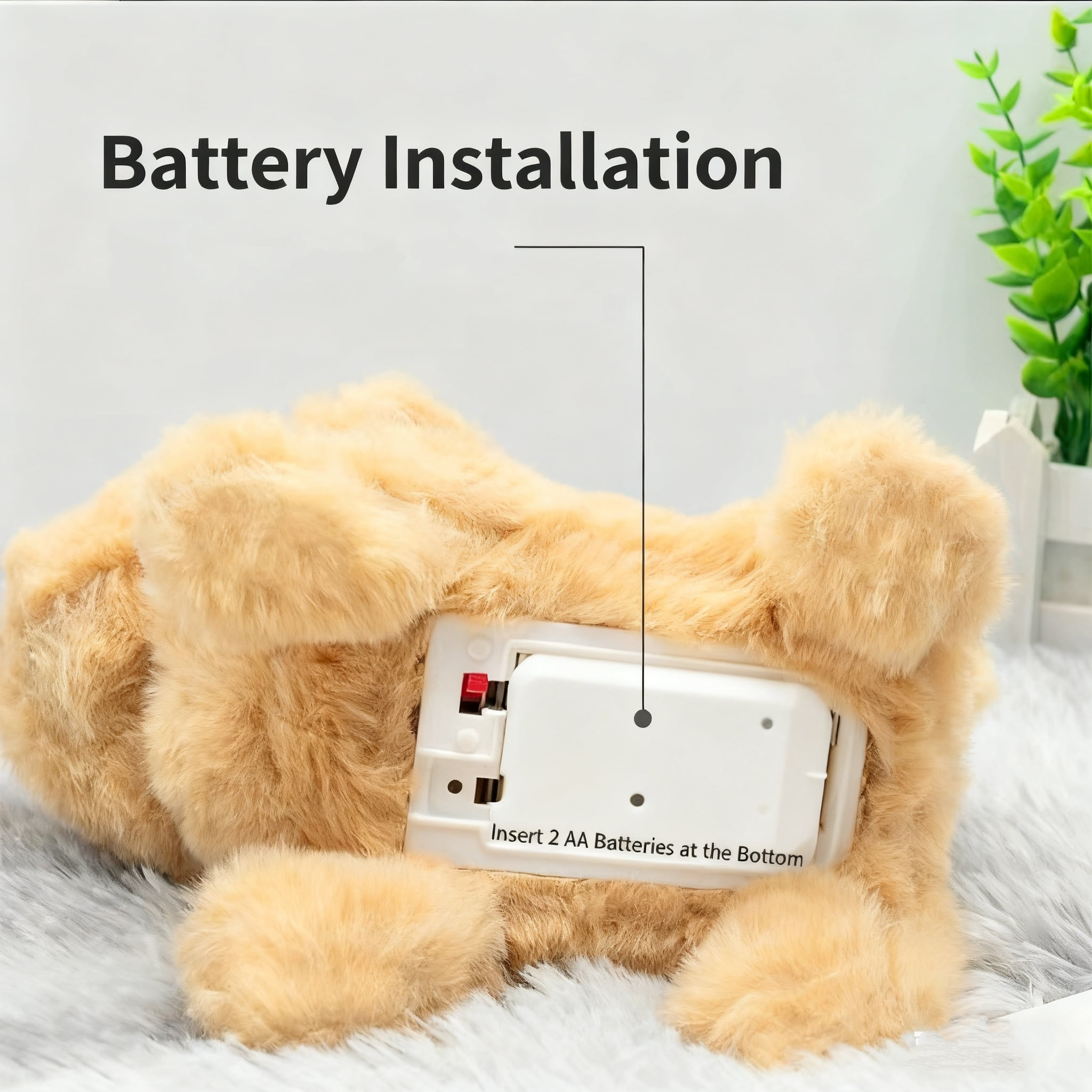 Interactive Plush Puppy - Walking, Barking & Wagging Robotic Pet Toy for Kids, Comforting Companion with Soft Fur