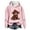 Pink, variant on Telankuip Oversized Highland Cow Print Sweatshirts for Women 2025 Christmas Long Sleeve Comfort Pullovers Hoodies Fall Fashion Loose Hooded Tops Winter Workout Hoodies Yellow XL