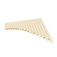 thumbnail image 1 of Bamboo Wooden Pan Flute Pipe Chinese Traditional Musical Instrument 18 Pipes Pan Flute, 1 of 7