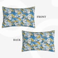 thumbnail image 4 of Daiia Flower and Sail Boat Bedding Waterproof Pillow Protector Zippered Queen – Bed Bug Proof Pillow Encasement-20"x30", 4 of 9