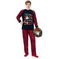 thumbnail image 3 of LuLiaMenton Family Christmas Pajamas, Red Plaid FAMILY Matching Sleepwear, Womens S, 3 of 5