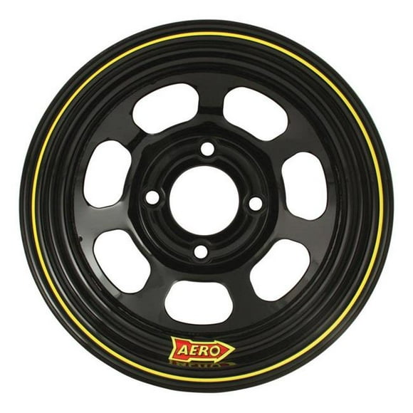 Aero Race Wheels 30-184220 30 Series Roll Formed Wheel - Black - 13 x 8 in. - 2 in. Offset - 4 x 4.25 in. Bolt Circle - 16 lbs
