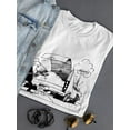 thumbnail image 3 of Too Heavy To Drive T-Shirt Women -Wilfred Hildonen Designs, Female Large, 3 of 4