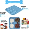 thumbnail image 4 of Lick Pad for Dog Cat Slower Feeder Licky Mat for Puppy Kitten Silicone Dispenser Pet Feeding Licking Mat Bathing Distraction Pad, 4 of 5