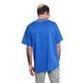 thumbnail image 5 of Victorious Men's Classic Button Down Baseball Jersey Shirt BJ42 - ROYAL BLUE - 4X-Large, 5 of 5