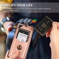 thumbnail image 6 of Crossbody Wallet Women Case for Samsung A42 5G,[RFID Blocking] Credit Card Holder with Should Strap,Premium PU Leather Purse Metal Buckle Folio Flip Cover for Samsung Galaxy A42 5G, Rosegold, 6 of 8