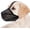 Black, variant on Minzimin Dog Muzzle, Soft Mesh Covered Muzzles for Small, Medium, Large and X-Large Dogs, Muzzle with Adjustable Straps, Prevent Barking, Biting, and Accidental Ingestion