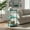 Green, variant on Bedside Table, Portable Nightstand for Small Spaces, Easy Assembly Lightweight End Table with Sturdy Plastic Design, Ideal for Bedroom Living Room Or Office