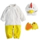 thumbnail image 2 of Baby Chicks Costume Farm Animal Outfits Infant Baby Boys Girls One-piece Romper Cosplay Jumpsuit, 2 of 5