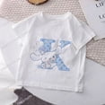 thumbnail image 3 of Camiseta infantil Cinnamoroll con combinación de letras y nombres, Sanrio Kawaii, ropa informal de dibujos animados, camisetas para niños y niñas, 3 of 5