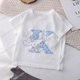thumbnail image 3 of Camiseta infantil Cinnamoroll con combinación de letras y nombres, Sanrio Kawaii, ropa informal de dibujos animados, camisetas para niños y niñas, 3 of 5