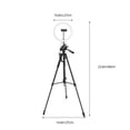 thumbnail image 2 of WRITWAA Dimmable Multi LED Ring Light for Photography and Makeup with Adjustable Height and Rotatable Clip 16cm, 2 of 8