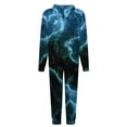 thumbnail image 5 of Prestonplayz Unisex Onesie Pajamas Zipper Jumpsuit Hooded One Piece Sleepwear for Family Mens Womens, 5 of 8