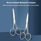 thumbnail image 3 of Soidarity Tijeras para bigote resistentes al desgaste, mano de obra fina, mango de diseño ergonómico, cortadora de belleza distintiva para viajes, Type3 NO3 Soidarity CE012321-02, 3 of 6