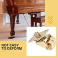 thumbnail image 4 of CATIEBYE 1 Ensemble Roulette de Piano à Haute Dureté Roue en Fer Dorée de Remplacement pour Accessoire de Piano Acoustique Vertical, 4 of 6