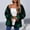 #4Green, variant on Byworldtasic Womens Coat Sherpa Jacket Women Fuzzy Fleece Winter Coats for Women Shackets for Women Fashion Casual Warm Gingham Teddy Coat