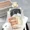 Style 2  White, variant on Flat Square Water Bottle, Transparent Slim Canteen with Adjustable Strap for Travel Sport Camping