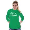 thumbnail image 4 of Funny Meh Christmas Anti-Xmas Season Long Sleeve TShirt Men Women Brisco Brands S, 4 of 5