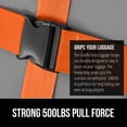 thumbnail image 3 of Correas de equipaje GORILLA GRIP Heavy Duty, paquete de 8, ajustables, naranja, 3 of 9